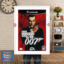 From Russia With Love Gamecube Inspired Retro Gaming Poster A4 A3 A2 Or A1