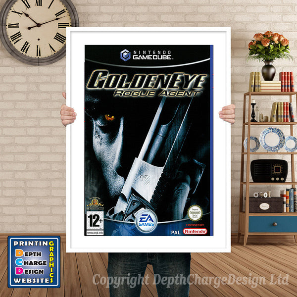 Gold Ene Yerogue Agent_Pal Gamecube Inspired Retro Gaming Poster