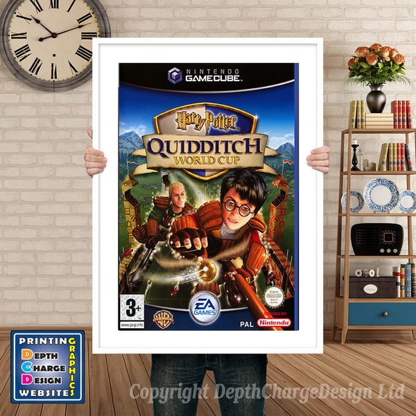 Harry Potter Quidditch World Cup_Pal Gamecube Inspired Retro Gaming Poster