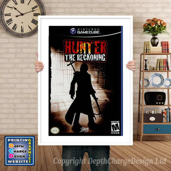 Hunter The Reckoning Gamecube Inspired Retro Gaming Poster