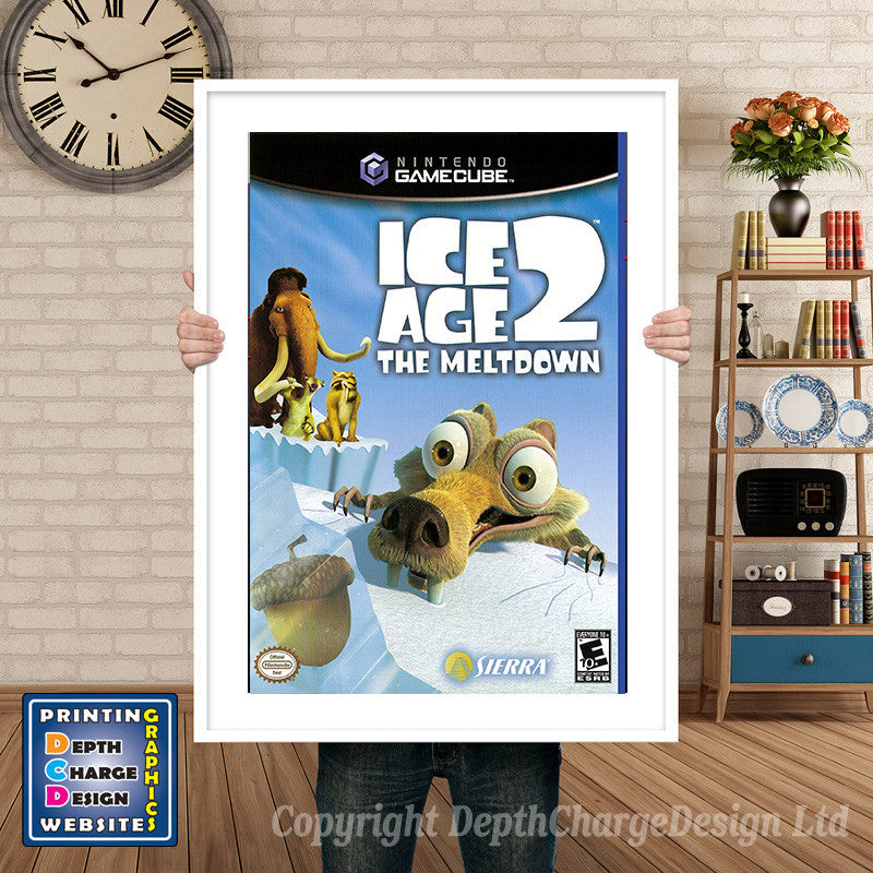 Ice Age 2 The Meltdown Gamecube Inspired Retro Gaming Poster A4 A3 A2 Or A1 – Ice Age 2 The Meltdown Gamecube Inspired Retro Gaming Poster