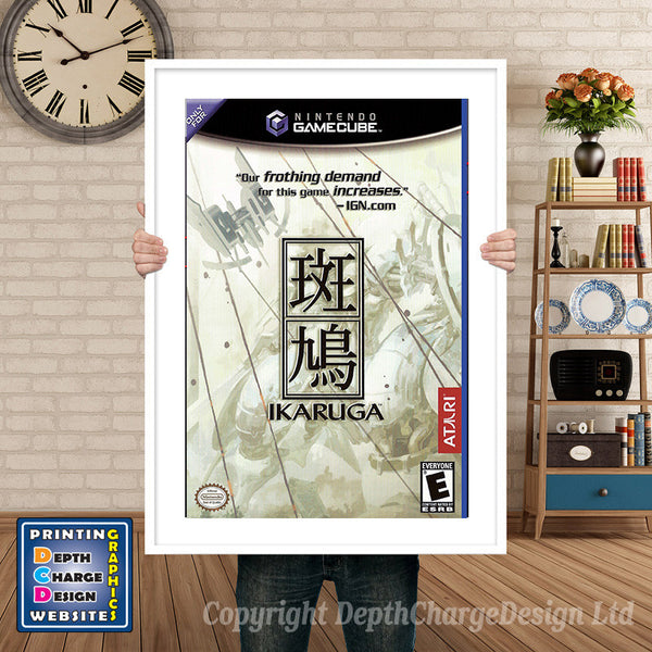 Ikaria Gamecube Inspired Retro Gaming Poster