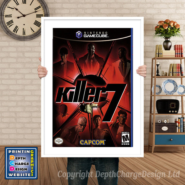Killer7 Gamecube Inspired Retro Gaming Poster
