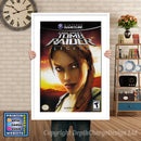 Lara Croft Tomb Raider Legend Gamecube Inspired Retro Gaming Poster A4 A3 A2 Or A1