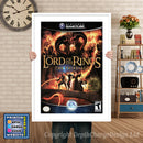 Lord Of The Rings The Third Age Gamecube Inspired Retro Gaming Poster A4 A3 A2 Or A1