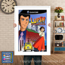 Lupin The 3rd_Jp Gamecube Inspired Retro Gaming Poster A4 A3 A2 Or A1