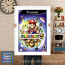 Mario Party 5 Gamecube Inspired Retro Gaming Poster A4 A3 A2 Or A1