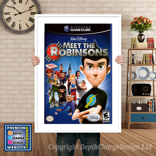 Meet The Robinsons Gamecube Inspired Retro Gaming Poster