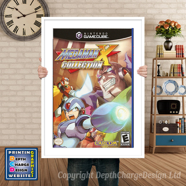 Mega Man X Collection Gamecube Inspired Retro Gaming Poster