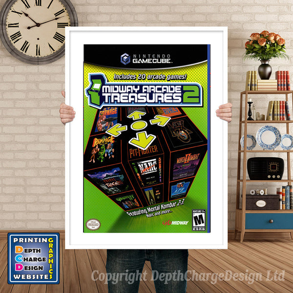 Midway Arcade Treasures2 Gamecube Inspired Retro Gaming Poster