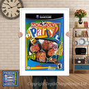 Monopoly Party Gamecube Inspired Retro Gaming Poster A4 A3 A2 Or A1
