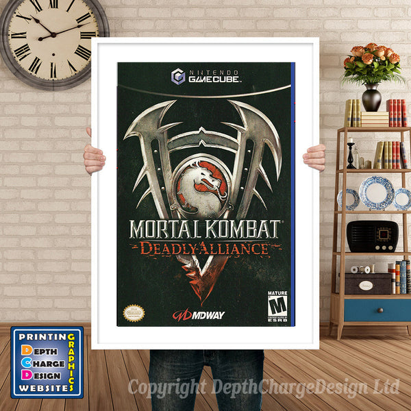 Mortal Kombat Deadly Alliance Gamecube Inspired Retro Gaming Poster