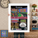Namco Museum Gamecube Inspired Retro Gaming Poster A4 A3 A2 Or A1