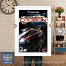Need For Speed Carbon Gamecube Inspired Retro Gaming Poster A4 A3 A2 Or A1