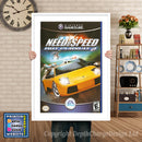 Need For Speed Hotpursuit 2 Gamecube Inspired Retro Gaming Poster A4 A3 A2 Or A1