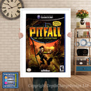 Pit Fall The Lost Expedition Gamecube Inspired Retro Gaming Poster A4 A3 A2 Or A1