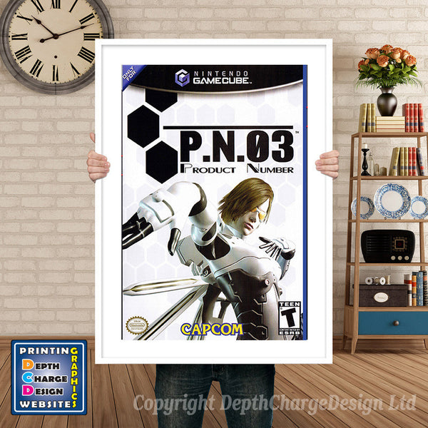 Pn03 Gamecube Inspired Retro Gaming Poster