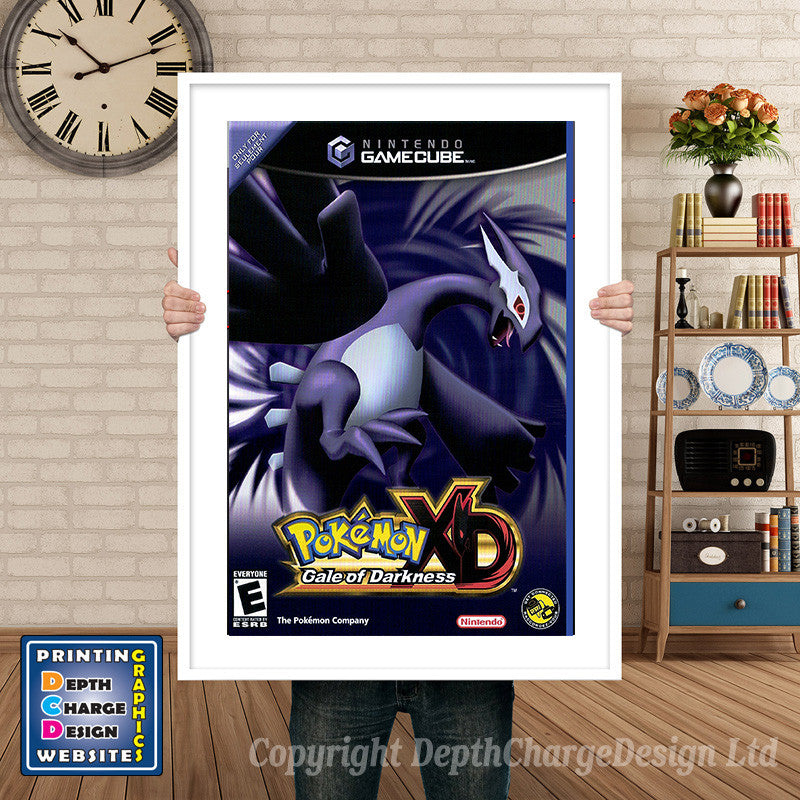 Pokemon Xdgale Of Darkness Gamecube Inspired Retro Gaming Poster A4 A3 A2 Or A1