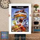 Power Rangers Dino Thunder Gamecube Inspired Retro Gaming Poster A4 A3 A2 Or A1