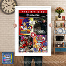 Preview Disc Gamecube Inspired Retro Gaming Poster A4 A3 A2 Or A1