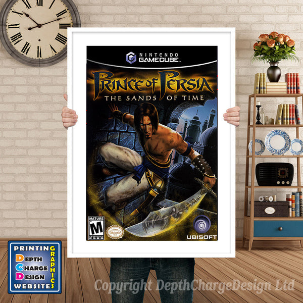 Prince Of Persias And Softime Gamecube Inspired Retro Gaming Poster
