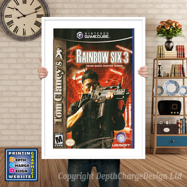 Rainbow Six 3 Gamecube Inspired Retro Gaming Poster