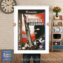 Rainbow Six Lockdown Gamecube Inspired Retro Gaming Poster A4 A3 A2 Or A1