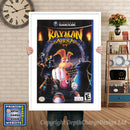 Rayman Arena Gamecube Inspired Retro Gaming Poster A4 A3 A2 Or A1