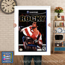 Rocky Gamecube Inspired Retro Gaming Poster A4 A3 A2 Or A1