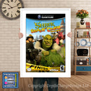 Shrek Smash And Crash Racing Gamecube Inspired Retro Gaming Poster A4 A3 A2 Or A1