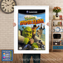 Shrek Super Slam Gamecube Inspired Retro Gaming Poster A4 A3 A2 Or A1