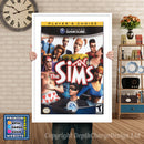 Sims_Pc Gamecube Inspired Retro Gaming Poster A4 A3 A2 Or A1