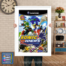 Sonic Riders Gamecube Inspired Retro Gaming Poster A4 A3 A2 Or A1