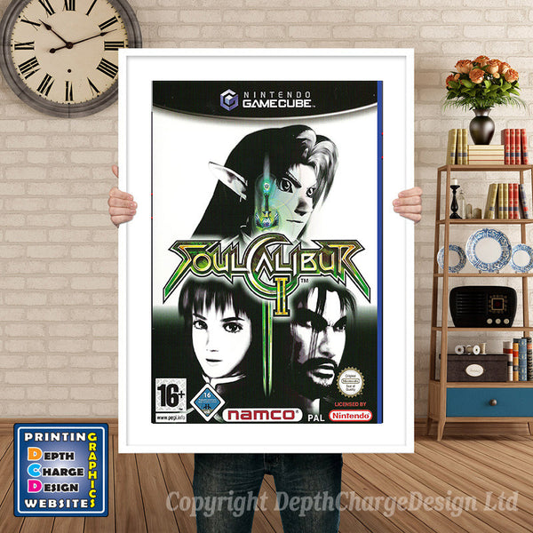 Soul Calibur 2_Eu Gamecube Inspired Retro Gaming Poster