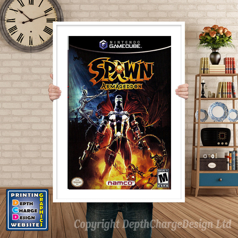 Spawn Armageddon Gamecube Inspired Retro Gaming Poster A4 A3 A2 Or A1