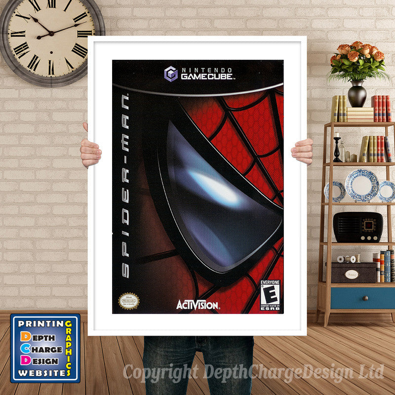 Spiderman Gamecube Inspired Retro Gaming Poster A4 A3 A2 Or A1