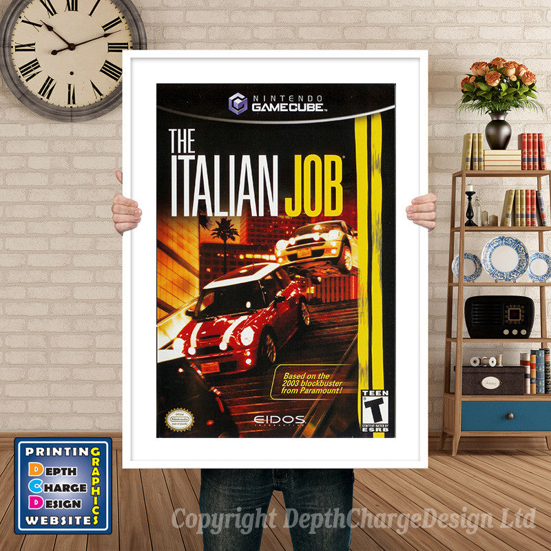 The Italian Job Gamecube Inspired Retro Gaming Poster A4 A3 A2 Or A1 – The Italian Job Gamecube Inspired Retro Gaming Poster