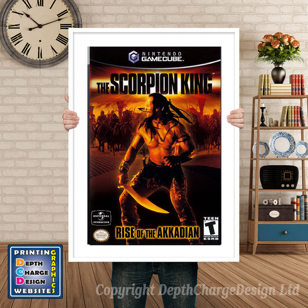 The Scorpion King Rise Of The Akkadian Gamecube Inspired Retro Gaming Poster