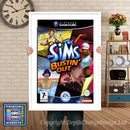 The Sims Bust In Out_Eu Gamecube Inspired Retro Gaming Poster A4 A3 A2 Or A1