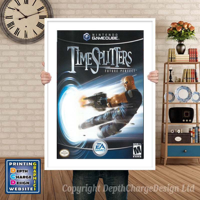 Time Splitters Future Perfect Gamecube Inspired Retro Gaming Poster A4 A3 A2 Or A1