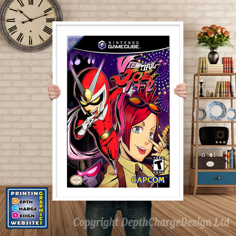 View Tiful Joe 1 And 2 Gamecube Inspired Retro Gaming Poster A4 A3 A2 Or A1