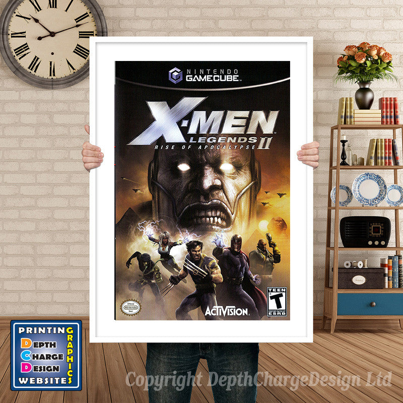 Xmen Legends Ii Rise Of Apocalypse Gamecube Inspired Retro Gaming Poster A4 A3 A2 Or A1