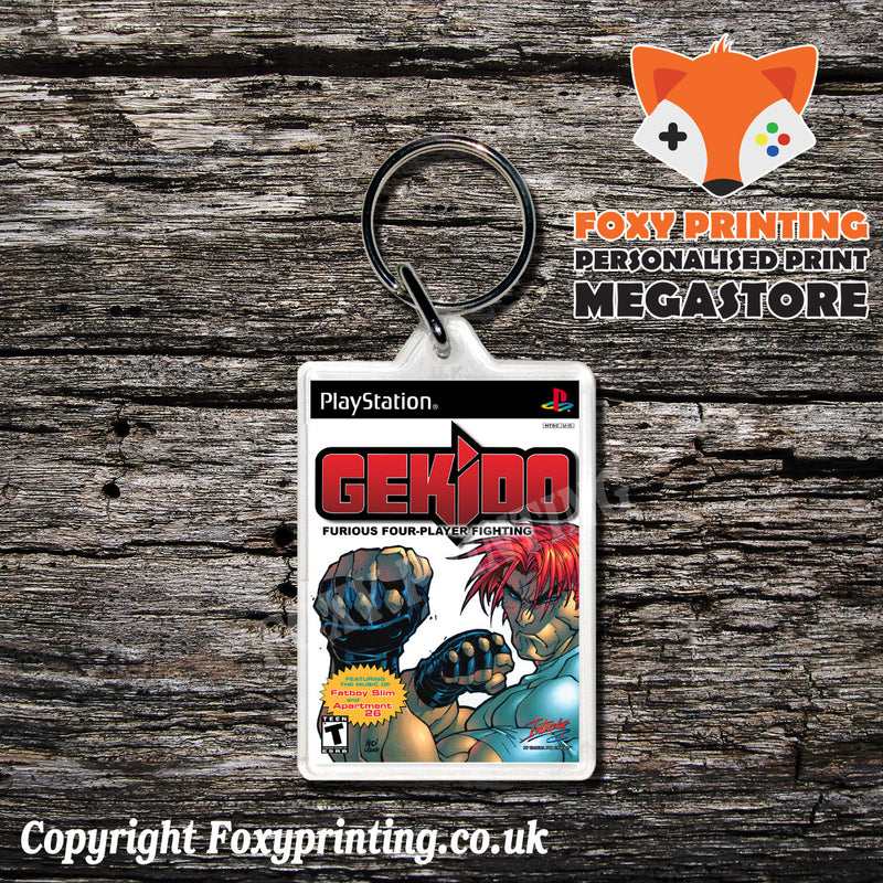 Gekido - PS1 Playstation 1 Game Inspired Retro Gaming Magnet