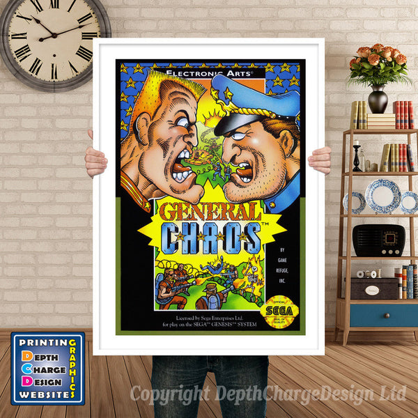 General Chaos - Sega Megadrive Inspired Retro Gaming Poster