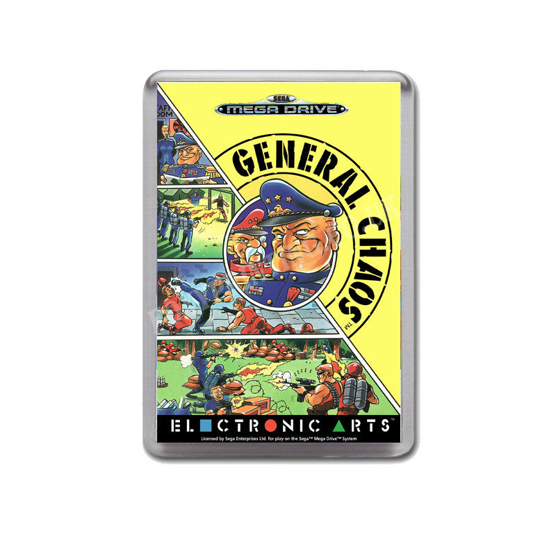 General Chaos Eu Game Style Inspired Sega Megadrive Retro Video Gaming Magnet