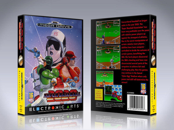 SEGA Genesis Superbaseball Sega Megadrive REPLACEMENT GAME Case Or Cover