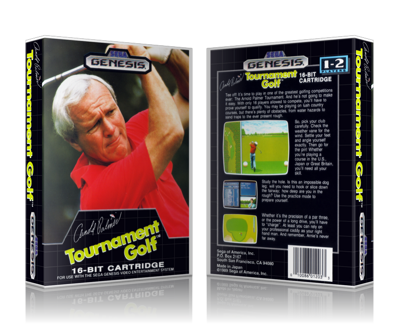SEGA Genesis Arnold Palmer Tournament Golf Sega Megadrive REPLACEMENT GAME Case Or Cover