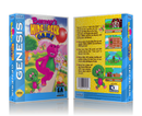 SEGA Genesis Barney's Hide & Seek Game Sega Megadrive REPLACEMENT GAME Case Or Cover