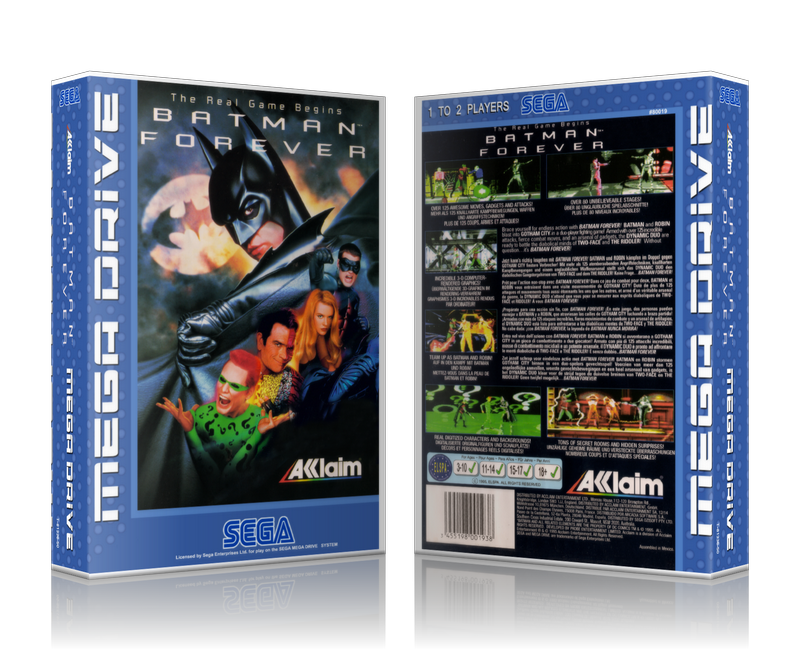 SEGA Genesis Batman Forever Sega Megadrive REPLACEMENT GAME Case Or Cover