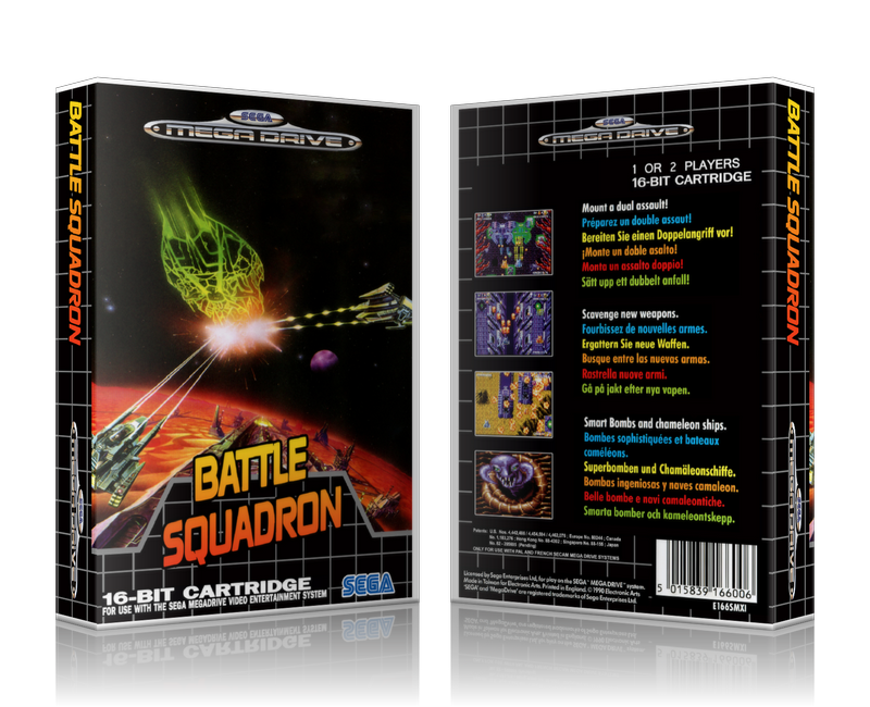 SEGA Genesis Battle Squadron Sega Megadrive REPLACEMENT GAME Case Or Cover